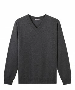 A.P.C. Pull David Cachemire Gris Chiné, Collaboration A.P.C X Jane Birkin