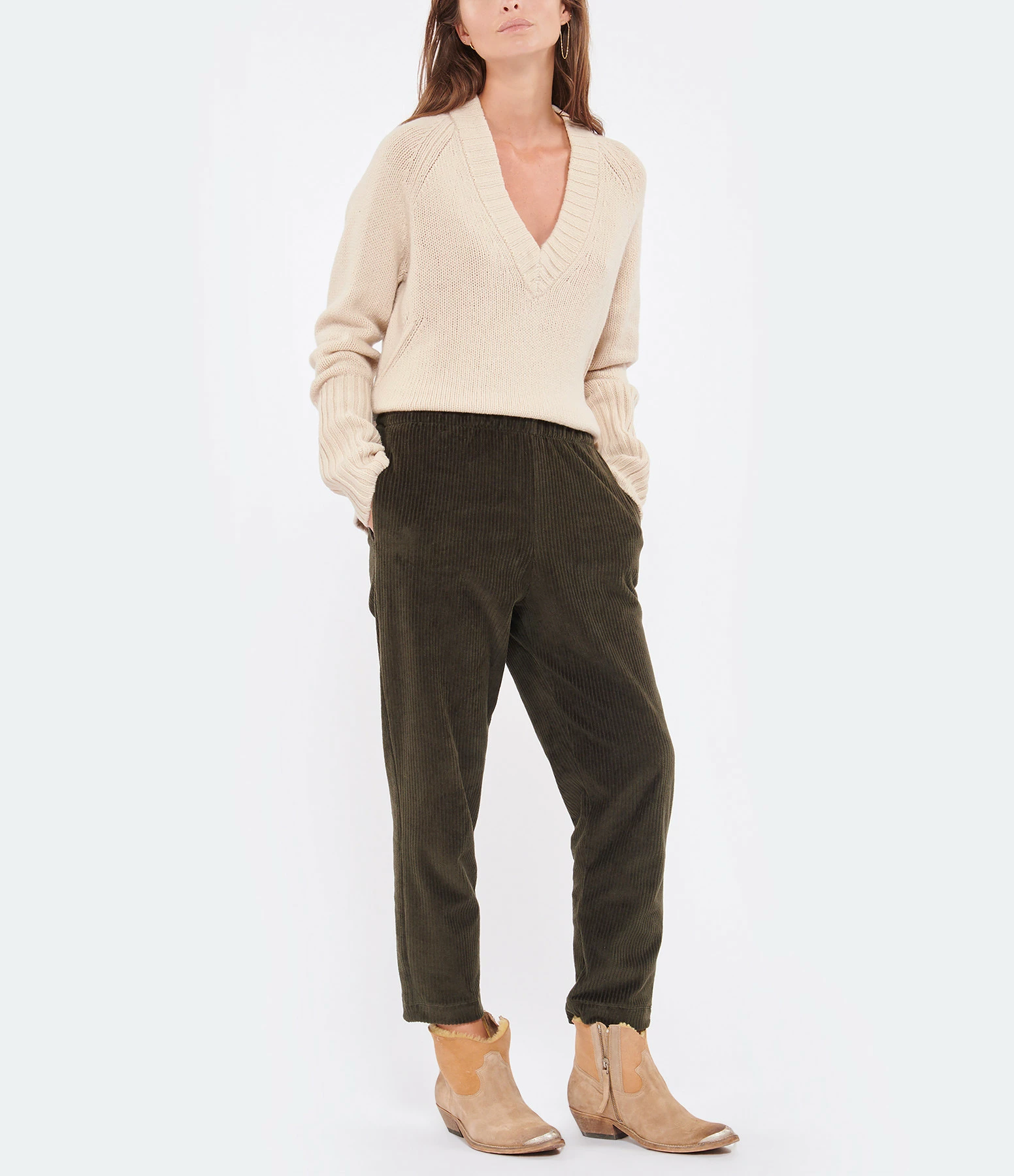 ZADIG & VOLTAIRE Pull Valmy Amour Laine Beige Mastic 8 ZADIG & VOLTAIRE Pull Valmy Amour Laine Beige Mastic – Image 6