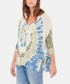 KUJTEN Pull Minie Sunny Cachemire Bleu Jeans -Boutique MAJESTIC FILATURES unnamed file 1014