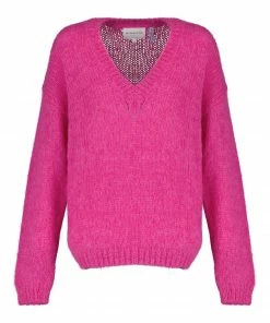 LES TRICOTS DE LÉA Pull Matilda Mohair Alpaga Rose