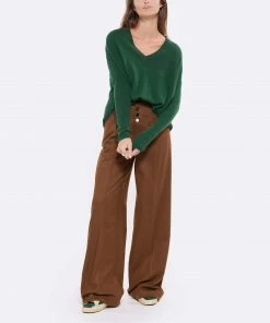 LES TRICOTS DE LÉA Pull Monjakoe Cachemire Vert Basilic -Boutique MAJESTIC FILATURES unnamed file 1041