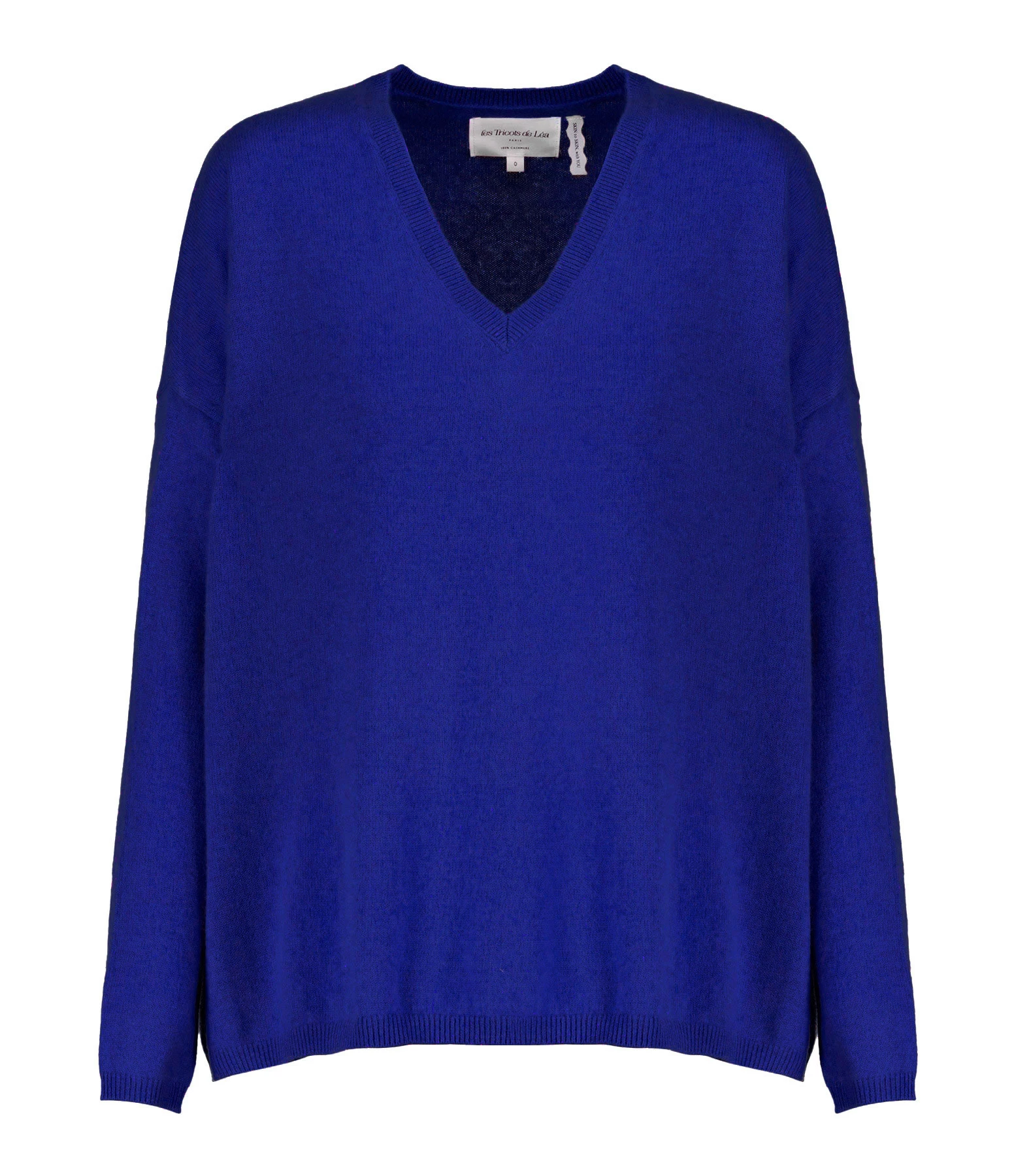 LES TRICOTS DE LÉA Pull Monjakoe Cachemire Indigo 3 LES TRICOTS DE LÉA Pull Monjakoe Cachemire Indigo