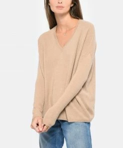 LES TRICOTS DE LÉA Pull Monjakoe Cachemire Camel -Boutique MAJESTIC FILATURES unnamed file 1059