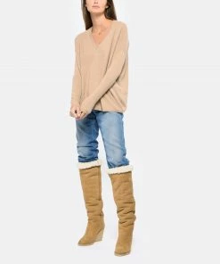 LES TRICOTS DE LÉA Pull Monjakoe Cachemire Camel -Boutique MAJESTIC FILATURES unnamed file 1060