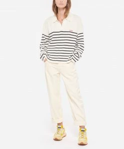 MAISON LABICHE Pull Mondovie Amour Laine Écru Bleu -Boutique MAJESTIC FILATURES unnamed file 1070