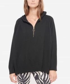 MAEVY MOUVEMENT LIBRE Pull Rivière Laine Noir -Boutique MAJESTIC FILATURES unnamed file 1079