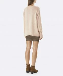 MAJESTIC FILATURES Pull Col V Raccoon Beige 13 MAJESTIC FILATURES Pull Col V Raccoon Beige -Boutique MAJESTIC FILATURES unnamed file 1137