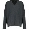 MAJESTIC FILATURES Pull Col V Laine Cachemire Gris Chiné -Boutique MAJESTIC FILATURES unnamed file 1140