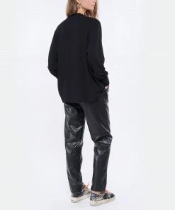 MAJESTIC FILATURES Pull Col V Noir -Boutique MAJESTIC FILATURES unnamed file 1162