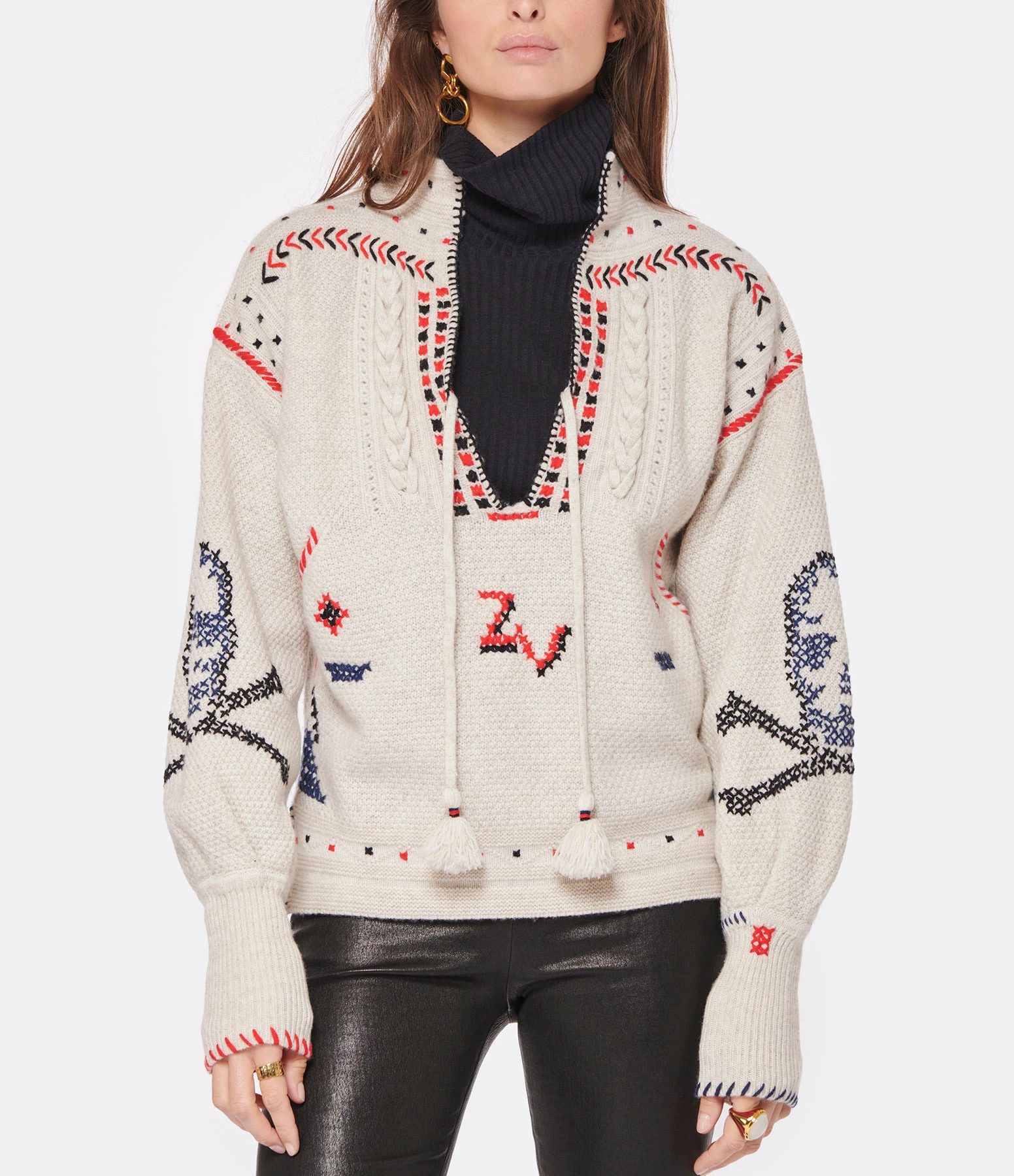 ZADIG & VOLTAIRE Pull Amanda Cachemire Beige Sugar 4 ZADIG & VOLTAIRE Pull Amanda Cachemire Beige Sugar – Image 2