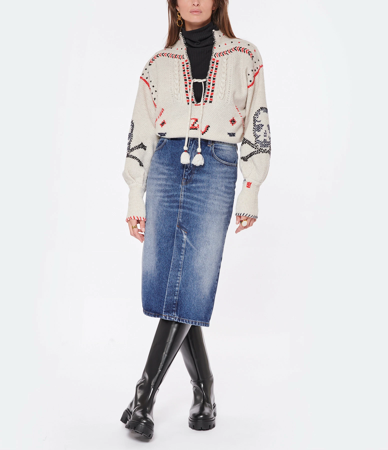 ZADIG & VOLTAIRE Pull Amanda Cachemire Beige Sugar 7 ZADIG & VOLTAIRE Pull Amanda Cachemire Beige Sugar – Image 5