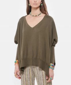 HANA SAN Pull Phebe Kaki 9 HANA SAN Pull Phebe Kaki -Boutique MAJESTIC FILATURES unnamed file 1187