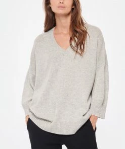 KUJTEN Pull Mathilda Cachemire Gris -Boutique MAJESTIC FILATURES unnamed file 1210