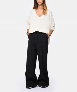 KUJTEN Pull Minie Col V Cachemire Blanc -Boutique MAJESTIC FILATURES unnamed file 1225