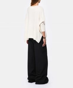 KUJTEN Pull Minie Col V Cachemire Blanc -Boutique MAJESTIC FILATURES unnamed file 1226