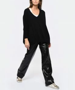 KUJTEN Pull Minie Col V Cachemire Noir -Boutique MAJESTIC FILATURES unnamed file 1235