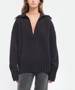 MADE IN TOMBOY Pull Musa Laine Noir -Boutique MAJESTIC FILATURES unnamed file 1251