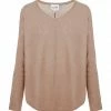 KUJTEN Pull Misha Col V Oversize Cachemire Camel