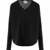 KUJTEN Pull Misha Col V Oversize Cachemire Noir -Boutique MAJESTIC FILATURES unnamed file 1278