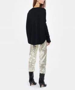 KUJTEN Pull Misha Col V Oversize Cachemire Noir -Boutique MAJESTIC FILATURES unnamed file 1283
