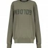 GOLDEN GOOSE Sweatshirt Golden Homme Coton Olive -Boutique MAJESTIC FILATURES unnamed file 1284