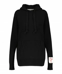 GOLDEN GOOSE Sweatshirt Hoodie Golden Cachemire Noir
