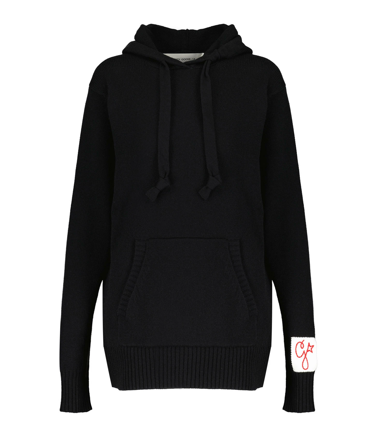 GOLDEN GOOSE Sweatshirt Hoodie Golden Cachemire Noir 3 GOLDEN GOOSE Sweatshirt Hoodie Golden Cachemire Noir