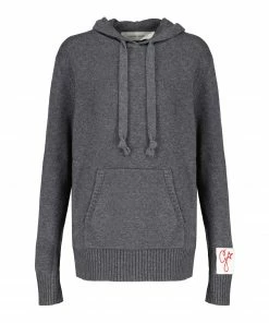 GOLDEN GOOSE Sweatshirt Hoodie Golden Cachemire Gris