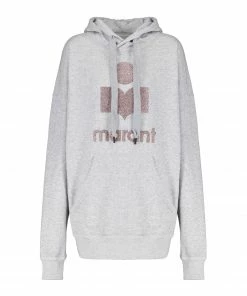 ISABEL MARANT ÉTOILE Sweatshirt Mansel Coton Gris