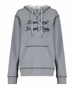 GOLDEN GOOSE Sweatshirt Hoodie Journey Homme Coton Gris