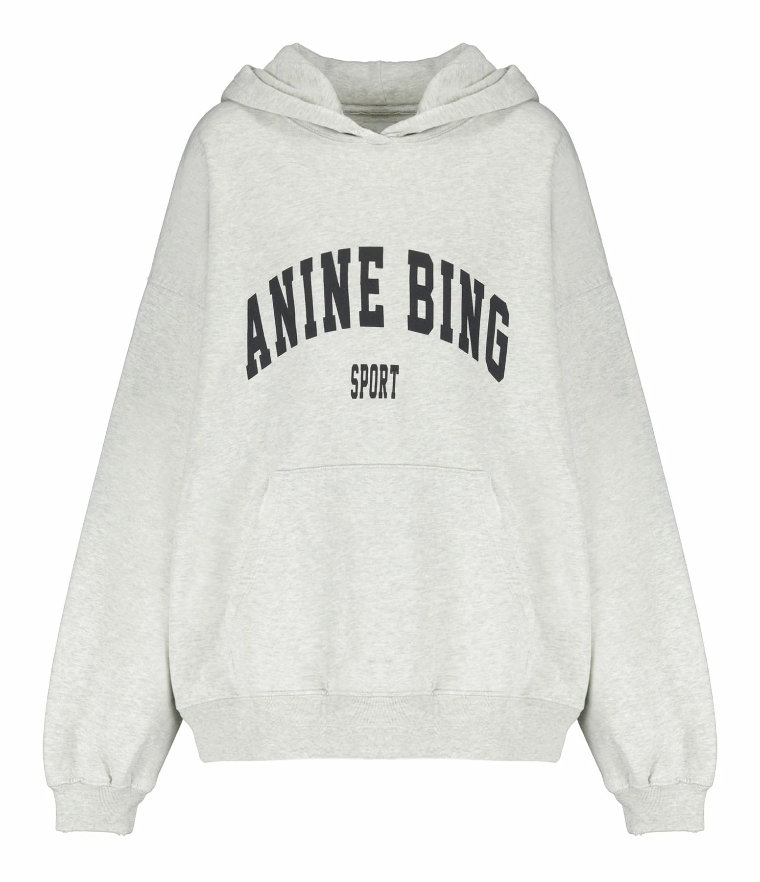 ANINE BING Sweatshirt Hoodie Harvey Coton Organique Gris 3 ANINE BING Sweatshirt Hoodie Harvey Coton Organique Gris