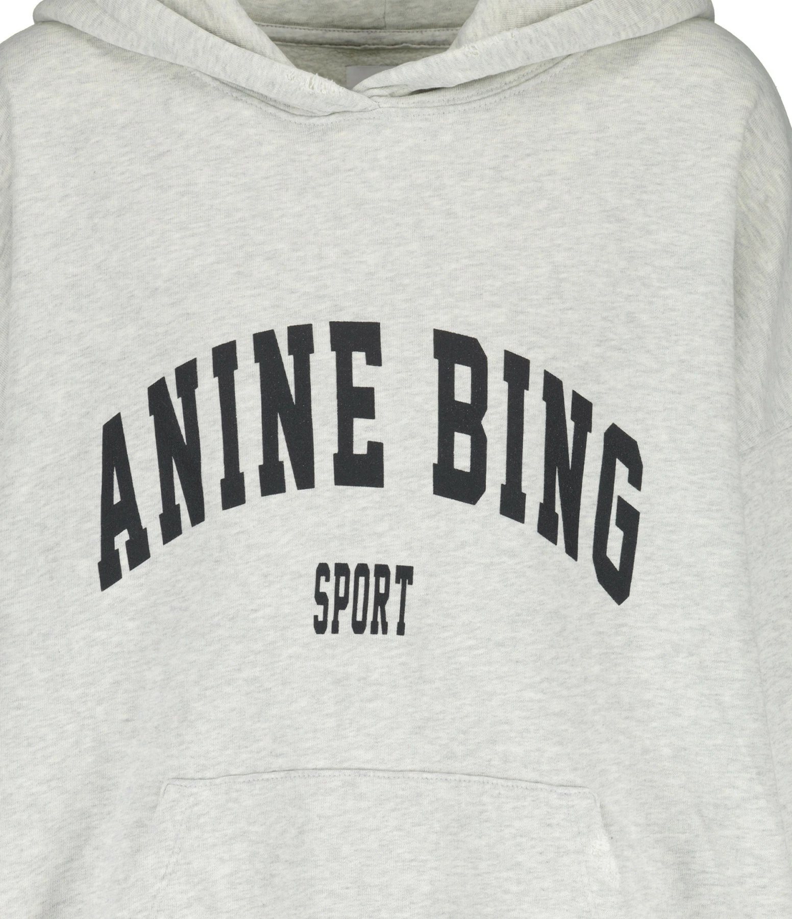 ANINE BING Sweatshirt Hoodie Harvey Coton Organique Gris 4 ANINE BING Sweatshirt Hoodie Harvey Coton Organique Gris – Image 2