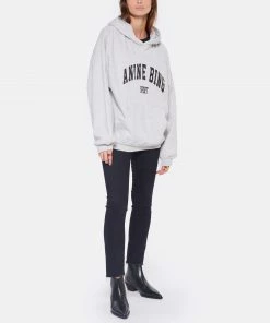 ANINE BING Sweatshirt Hoodie Harvey Coton Organique Gris 11 ANINE BING Sweatshirt Hoodie Harvey Coton Organique Gris -Boutique MAJESTIC FILATURES unnamed file 1308