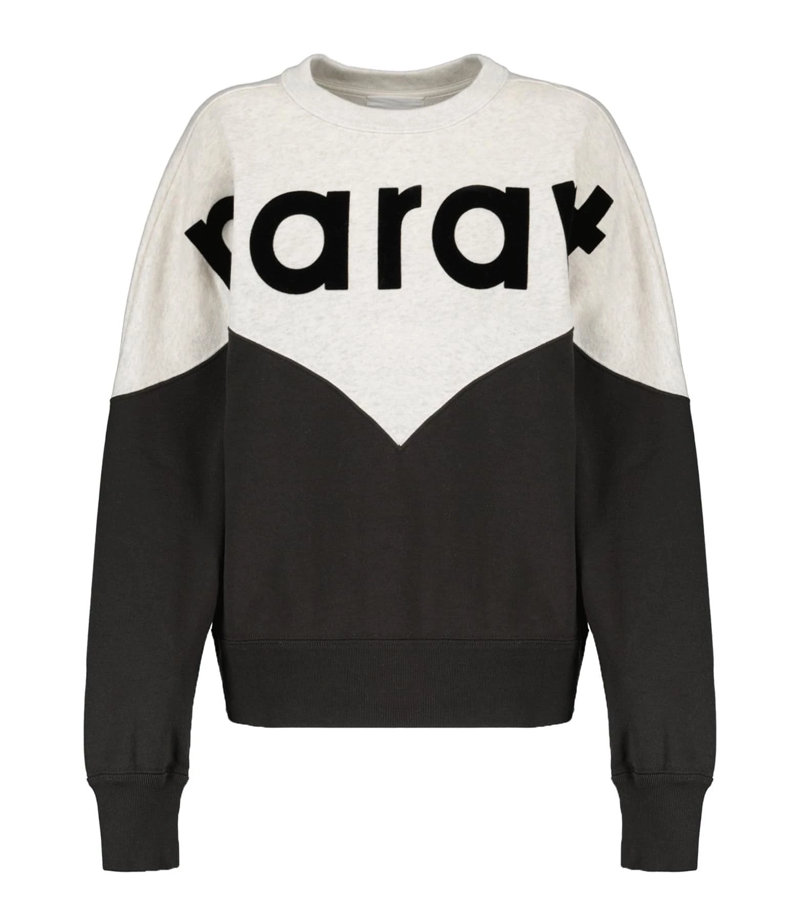 ISABEL MARANT ÉTOILE Sweatshirt Houston Coton Noir Délavé 3 ISABEL MARANT ÉTOILE Sweatshirt Houston Coton Noir Délavé