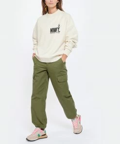 NEWTONE Sweatshirt Glover Brand Coton Naturel -Boutique MAJESTIC FILATURES unnamed file 1324