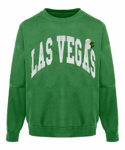 Boutique MAJESTIC FILATURES 6 NEWTONE Sweatshirt Roller City Coton Vert Grass