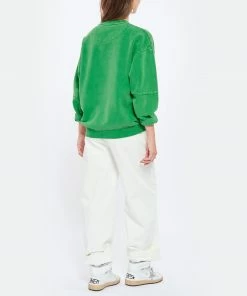 NEWTONE Sweatshirt Roller City Coton Vert Grass -Boutique MAJESTIC FILATURES unnamed file 1330