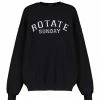 ROTATE Sweatshirt Classic Logo Coton Noir, Capsule Sunday -Boutique MAJESTIC FILATURES unnamed file 1343