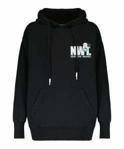 NEWTONE Sweatshirt Hoodie Deeper Brand Coton Noir