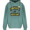NEWTONE Sweatshirt Hoodie Jagger Property Glitter Coton Vert Forest -Boutique MAJESTIC FILATURES unnamed file 1358