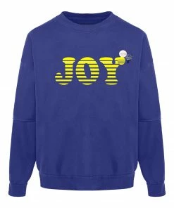 NEWTONE Sweatshirt Roller Joy Coton Bleu Royal