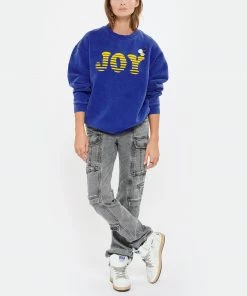 NEWTONE Sweatshirt Roller Joy Coton Bleu Royal -Boutique MAJESTIC FILATURES unnamed file 1373