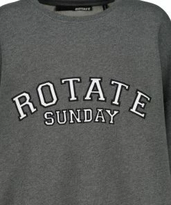 ROTATE Sweatshirt Classic Logo Coton Gris, Capsule Sunday -Boutique MAJESTIC FILATURES unnamed file 1390