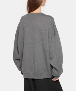 ROTATE Sweatshirt Classic Logo Coton Gris, Capsule Sunday -Boutique MAJESTIC FILATURES unnamed file 1392