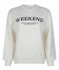 LOVE STORIES Sweatshirt Skye Coton Organique Écru