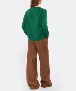 GOLDEN GOOSE Sweatshirt Athena Star Vert -Boutique MAJESTIC FILATURES unnamed file 1413