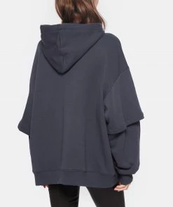 ROTATE Sweatshirt Hoodie Logo Coton Bleu, Capsule Sunday -Boutique MAJESTIC FILATURES unnamed file 1417