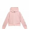 GOLDEN GOOSE Sweatshirt Hoodie Star Fille Zip Coton Rose Argenté -Boutique MAJESTIC FILATURES unnamed file 1421