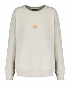 NEW BALANCE Sweatshirt NB Athletics Kim Van Vuuren Crew Coton Moonbeam
