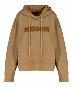 MISSONI Sweatshirt Logo Coton Marron